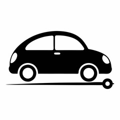 Zip Car Black silhouette