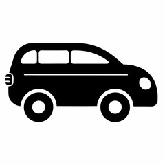 Zip Car Black silhouette