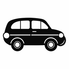 Zip Car Black silhouette