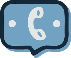 Speech Bubble Icon, seeking or offering help through dialogue, sign and symbol for design, Presentation, Website of Apps Elements.