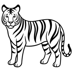 Obraz premium zebra cartoon isolated on white