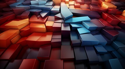 a colorful abstract geometric background.