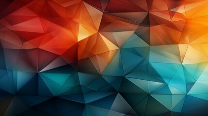 a colorful abstract geometric background.