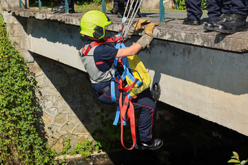 Pompier France lot de sauvetage