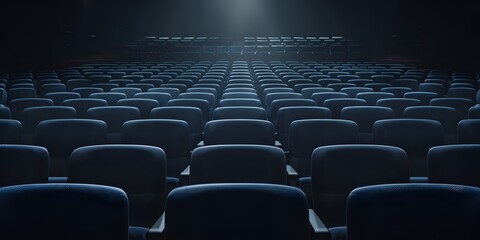 Obraz premium cinema auditorium with chairs