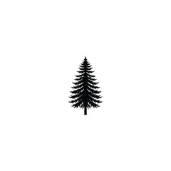 christmas tree isolated on white background