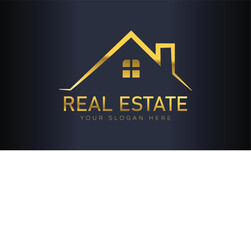 Real estate logo design, home logo design vector template, house vector art
