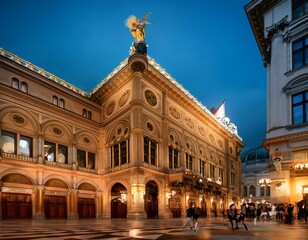 Elegant Opera Performance in Viennas Majestic Opera House