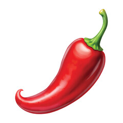 3d vector red hot chilli design