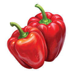 3d vector red hot chilli design