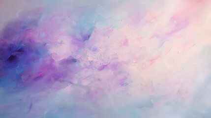 Fototapeta premium Dreamy Pastel Abstract Background with Soft Pink and Blue Brushstrokes