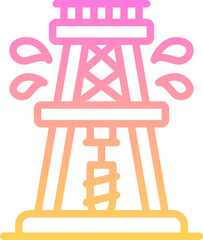 Drilling rig icon