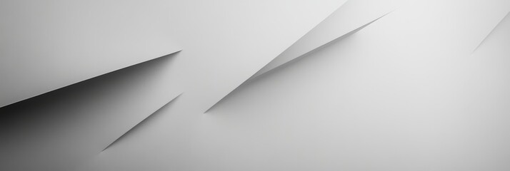 Abstract paper design with sharp angles and dynamic lines in minimalistic monochrome style