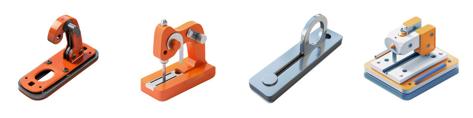 Collection of modern staplers in various designs showcasing functionality and style, perfect for office or home use.
