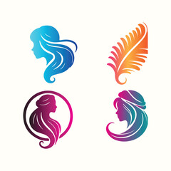 Obraz premium Elegant hair style for modern women.