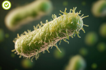 Naklejka premium Listeria Monocytogenes