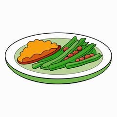 Country-Style Green Beans & Bacon Fresh Legumes with Crispy Bacon