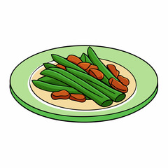Country-Style Green Beans & Bacon Fresh Legumes with Crispy Bacon