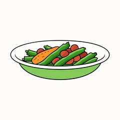 Country-Style Green Beans & Bacon Fresh Legumes with Crispy Bacon