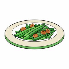 Country-Style Green Beans & Bacon Fresh Legumes with Crispy Bacon