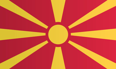 North Macedonia official  flag