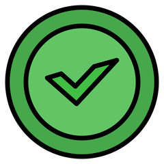 Completion Icon Element For Design