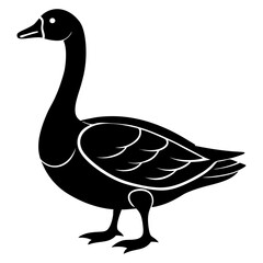 A goose silhouette