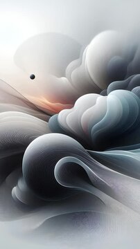 4k vertical background of a piggy bank with a light bulb inside, symbolizing savings and ide