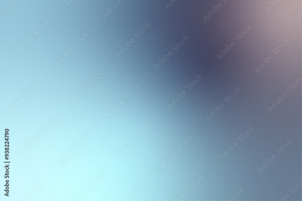 Fototapete soft blue gradient abstract design with smooth, clean lines and a subtle wave pattern