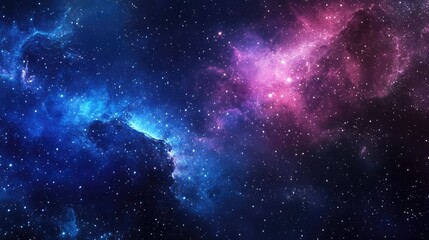 Fototapeta premium Mystical galactic textures with a blend of deep blues, purples, and sparkling stardust, evoking a magical space ambiance.