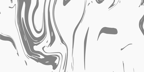 White and grey liquid marble pattern texture natural background. Liquify Swirl white and grey color art. Beautiful drawing with the divorces and wavy lines in gray tones.	
