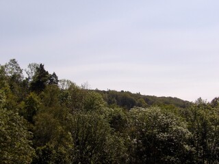 Eine Wanderung von Braunsrode zur Hängeseilbrücke über das Bärental in der Hohen Schrecke