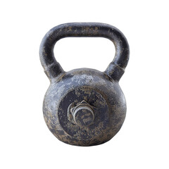 Rustic kettlebell on Transparent Background