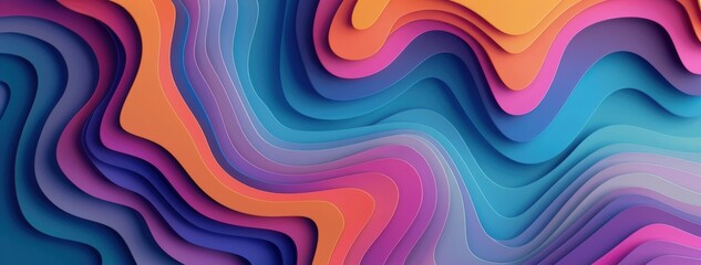 Obraz premium Colorful Abstract Layers