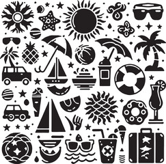 A black and white drawing of a skull with a black outline