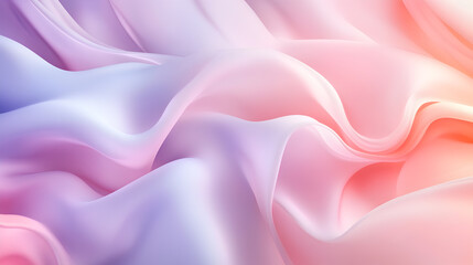 Obraz premium Abstract background of soft, flowing, pastel colors in a wave pattern.