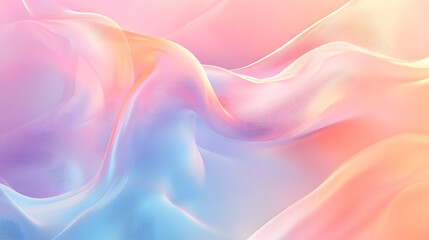 Obraz premium Abstract background of swirling pastel colors in pink, blue, and orange.