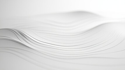 Obraz premium Minimalist graphic of curved lines forming a continuous loop, symbolizing lifecycle or sustainability on a clean surface.