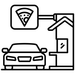 Drive Thru Icon