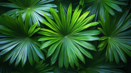 Tropical Green Leaves