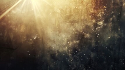 Overlay Texture with Spotlight and Vintage Flare. AI generated illustration