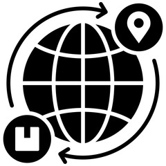 Worldwide Shipping Icon
