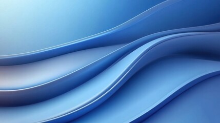 Obraz premium A blue wave with a white background