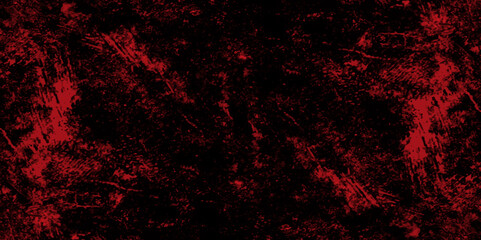 Trendy living red color texture of a concrete wall with cracks and scratches. limestone textured background. Decorative red panoramic background texture. Vintage texture of plaster or grungy marble.