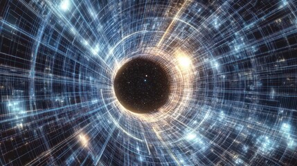 A Visual Feast of Future Technology and Dynamic Light and Shadow