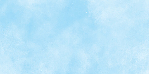 Light blue watercolor paper texture background with splashes, Abstract hand paint square stain watercolor background, watercolor abstract texture with white clouds and blue sky.