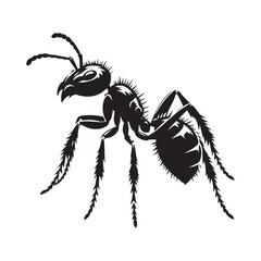 spider isolated on white background