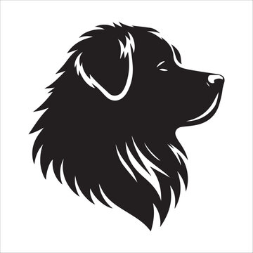 illustration of a dog  head
