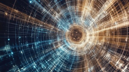 A Visual Feast of Future Technology and Dynamic Light and Shadow