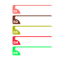 modern design template with numbers Infographic Chart